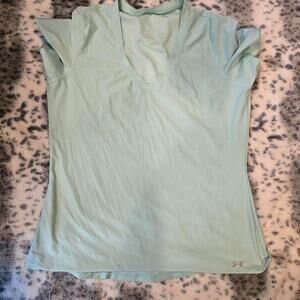 Mint green under armour workout
